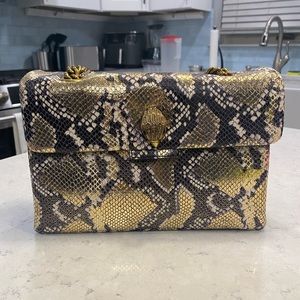 Kurt Geiger Faux Snakeskin Kensington Bag